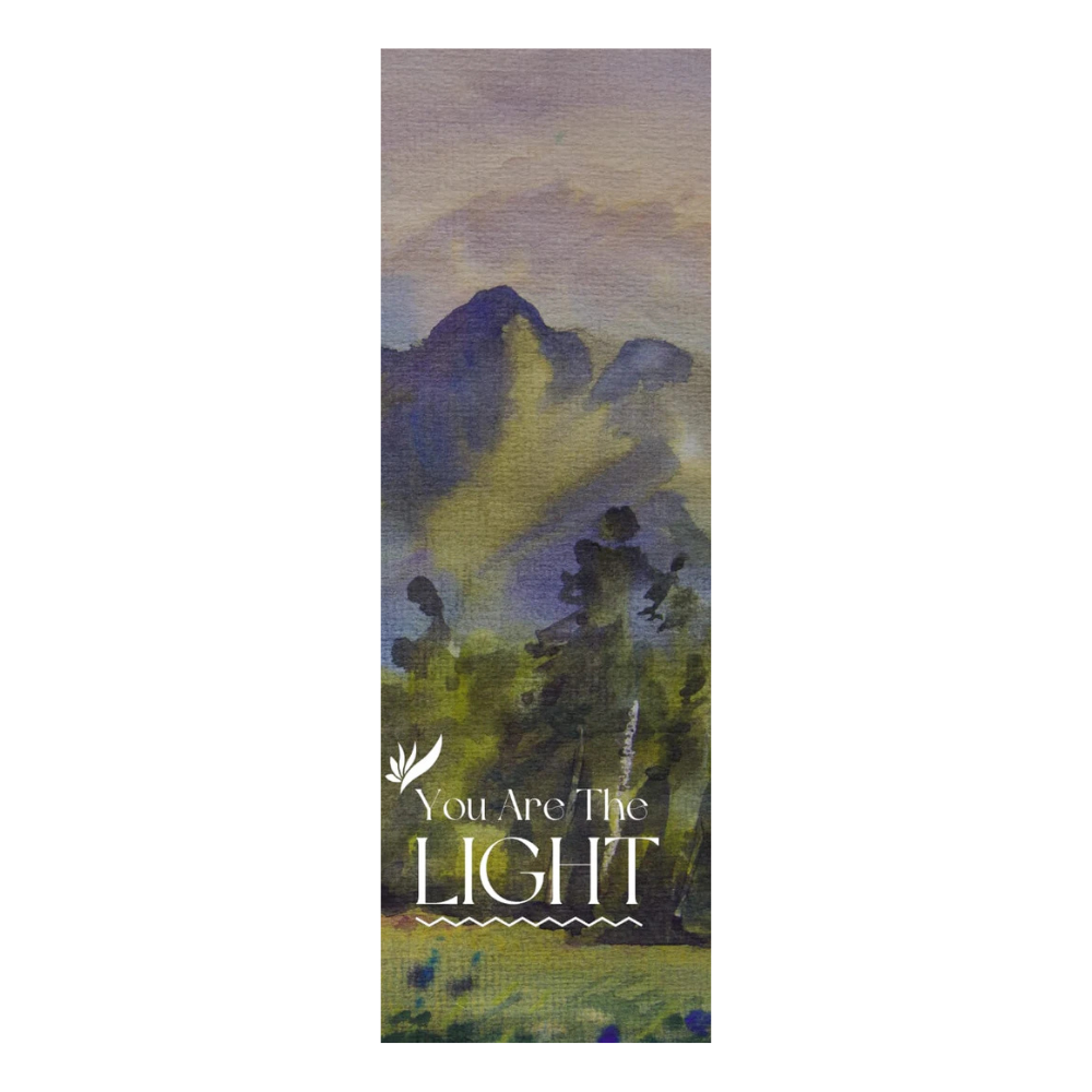 "You Are The Light" Mountain themed Bookmark